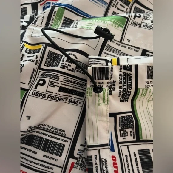 Forever 21 X USPS Collab Hooded Pullover Windbreaker Rain Jacket - Picture 3 of 4